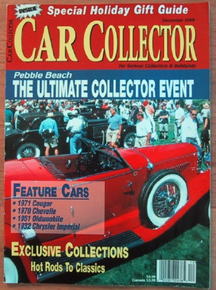 CAR COLLECTOR 1998 DEC - SS454 LS6, 429SCJ COUGAR